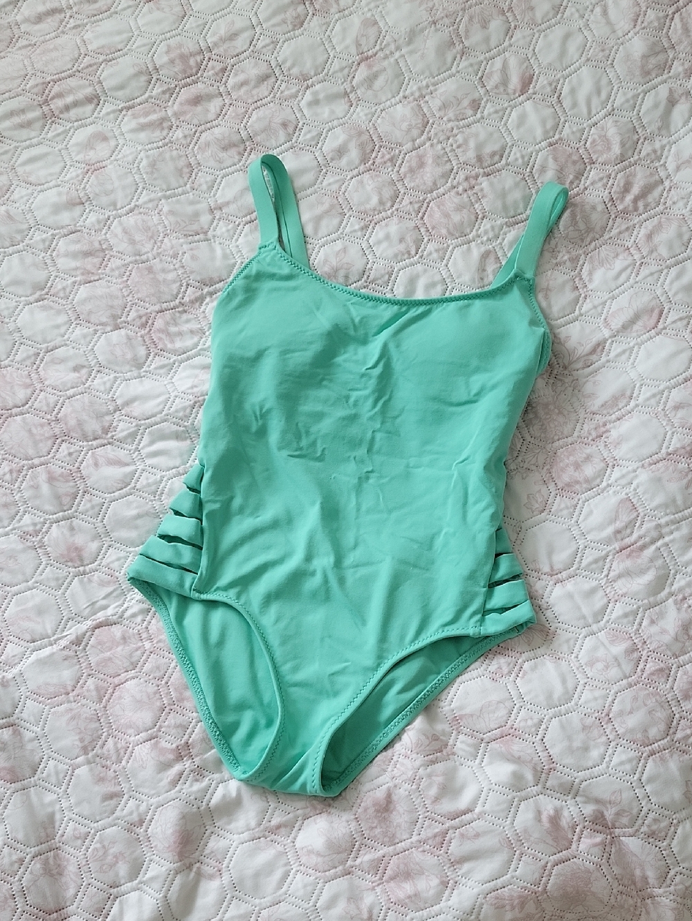 BECCA Mint Green One-Piece Swimsuit